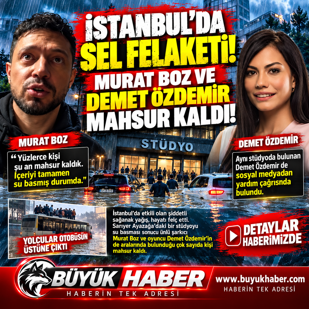 ünlü şarkıcı Murat Boz ve oyuncu Demet Özdemir